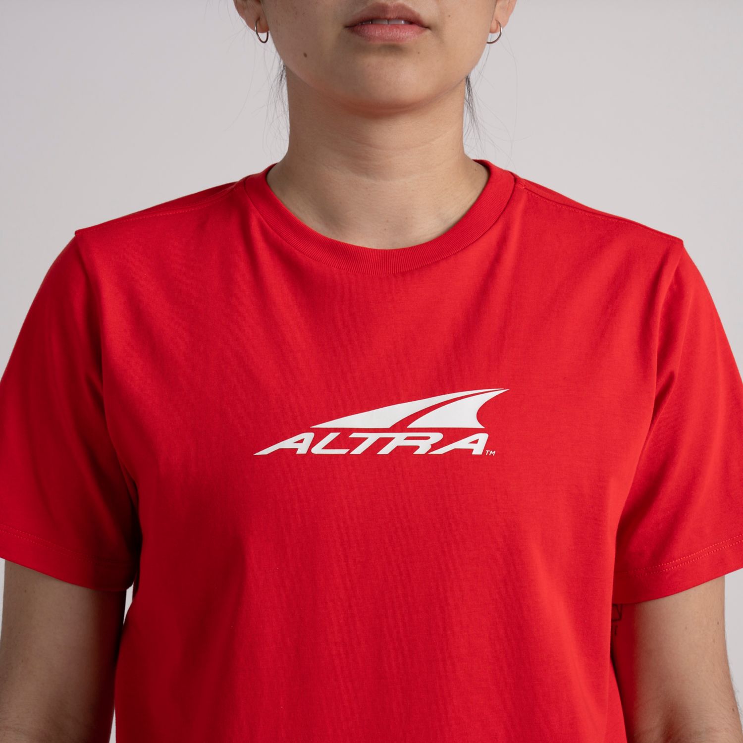 Camiseta Altra Everyday Recycled Mujer Rojas | Costa Rica-98034269